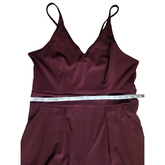 Halara Breezeful Wide Leg Jumpsuit Womens XL Amaranth Purple Resort Beach Dance - Picture 7 of 10